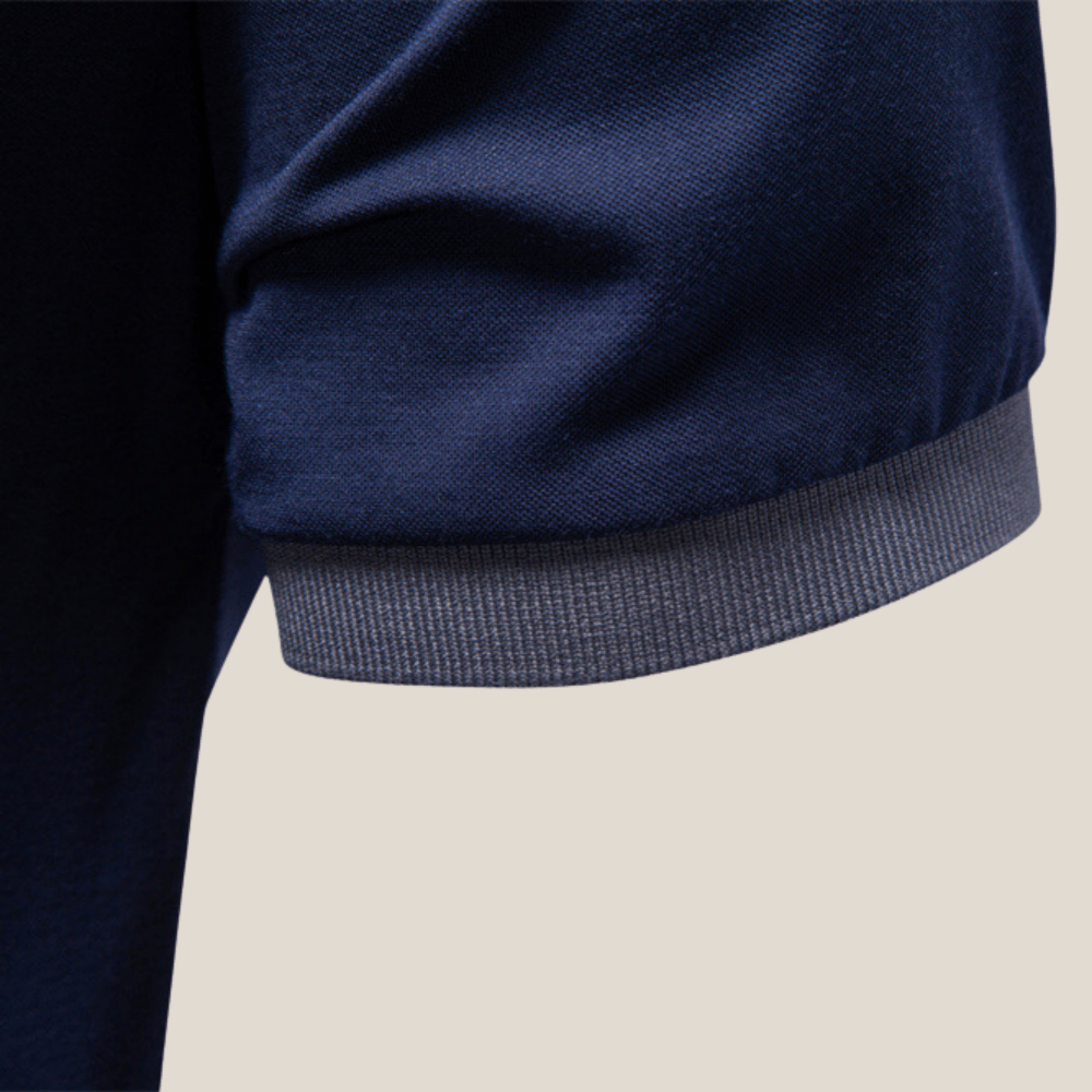 Bari™ - Poloshirt mit Doppelkragen - Optik - Aurélie Mode