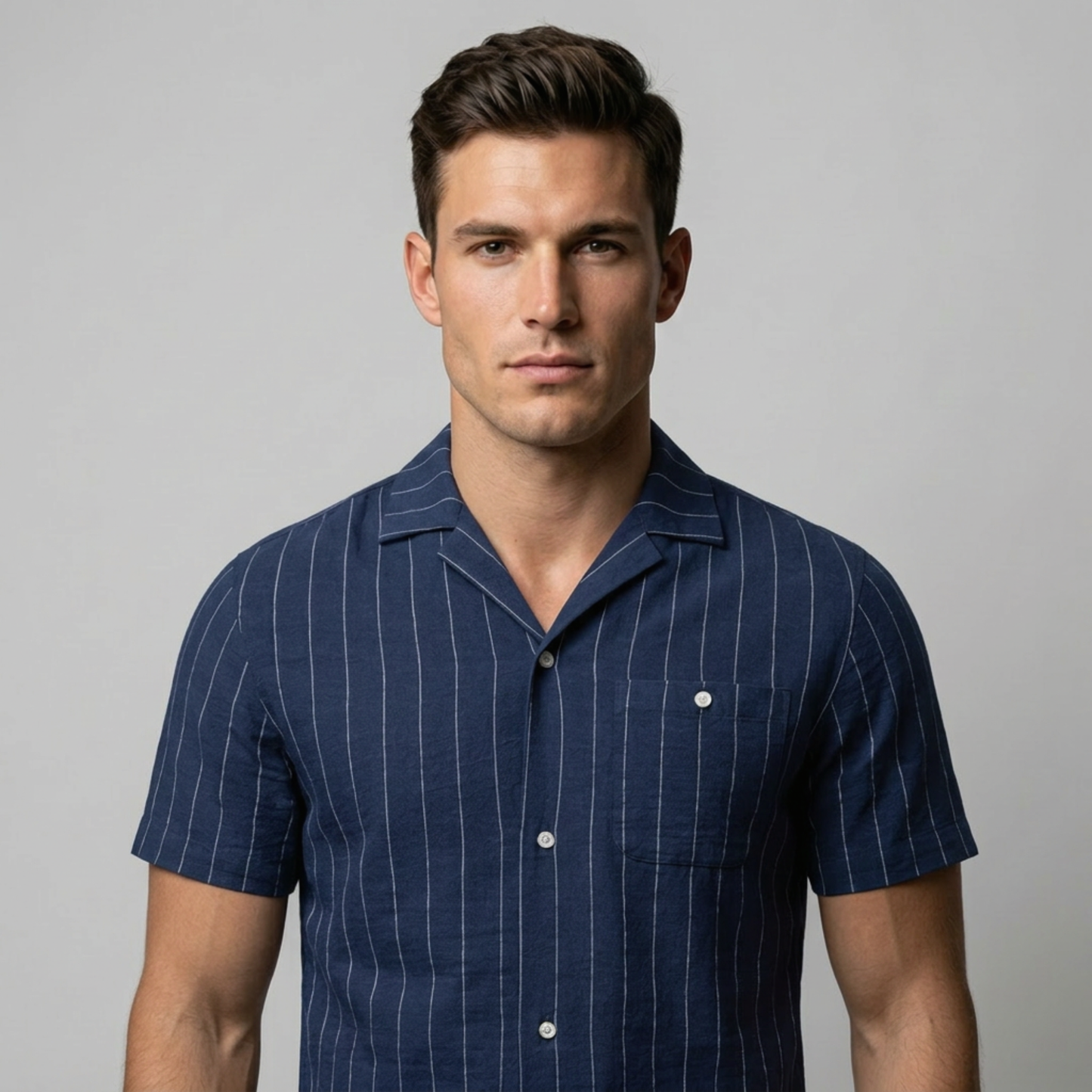 Amalfi™ - Lässiges Leinen-Look Hemd