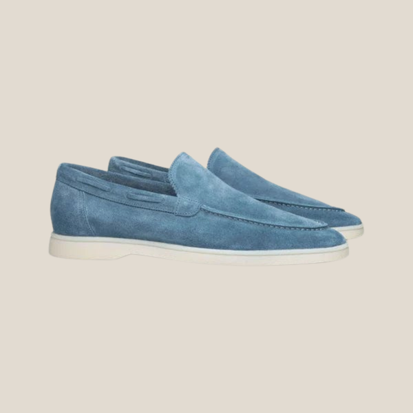 Venezia™ – Elegante Loafer aus Premium-Suede in Hellblau