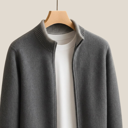 Harvey™ - Elegante Wollzipperjacke