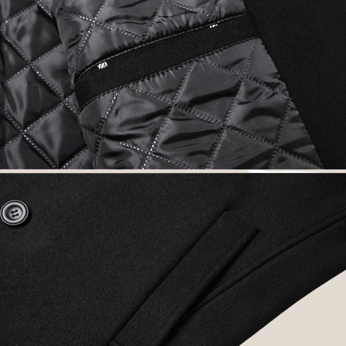 Marcello™ – Eleganter Zweireiher-Mantel aus Premiumwolle