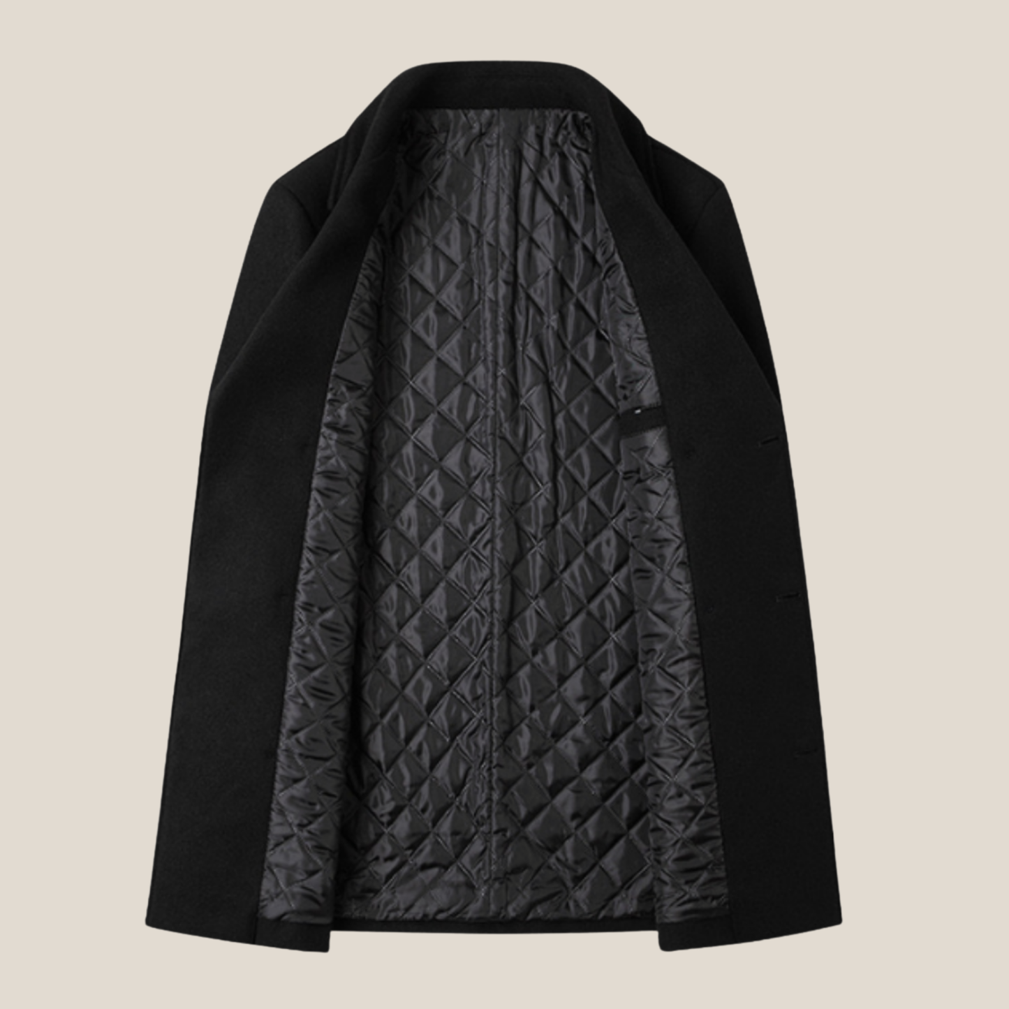 Marcello™ – Eleganter Zweireiher-Mantel aus Premiumwolle