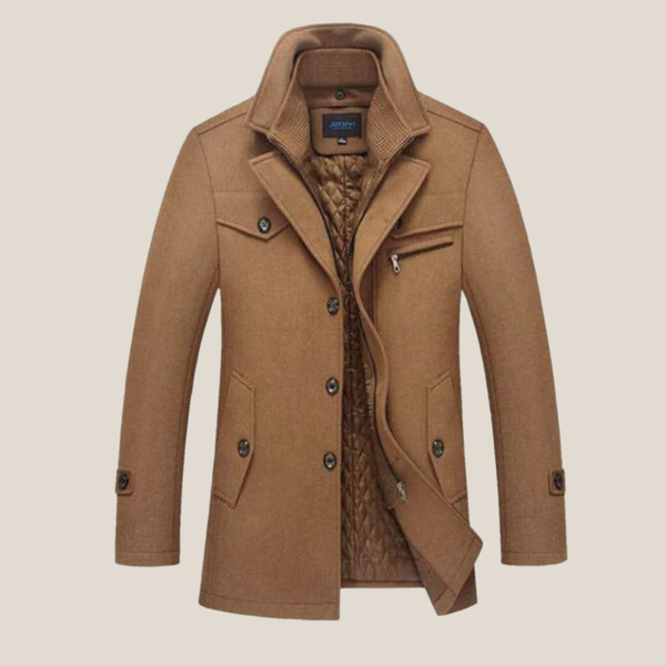 André™ - Klassischer Woll-Peacoat mit zeitloser Eleganz