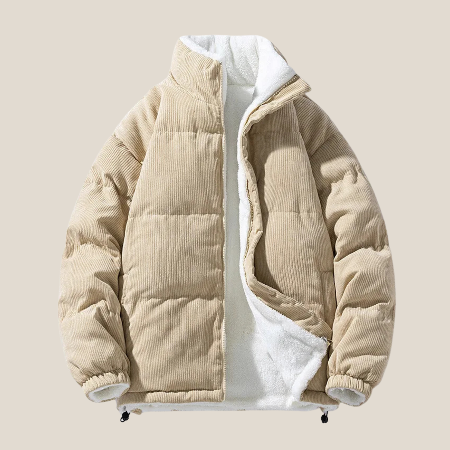 Huston™ - Edle Cordjacke mit wärmender Teddyfutter-Qualität