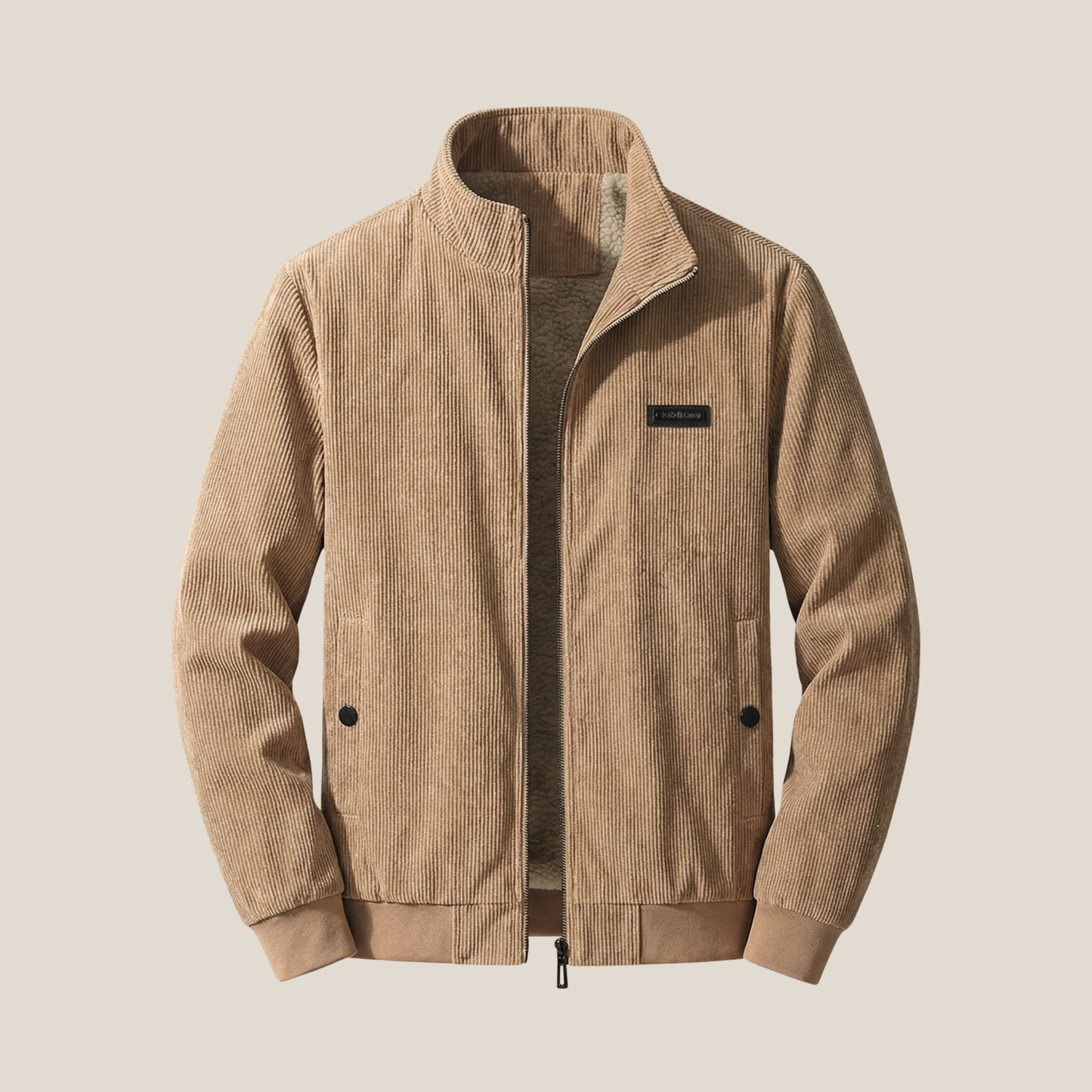 Remy™ – Edle Cordjacke mit wärmendem Fleece-Futter