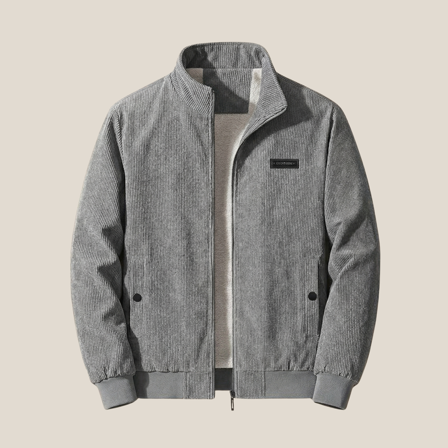 Remy™ – Edle Cordjacke mit wärmendem Fleece-Futter