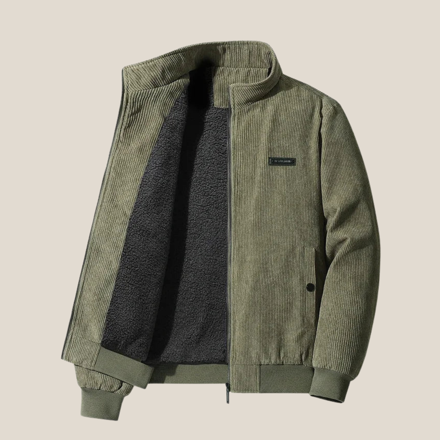 Remy™ – Edle Cordjacke mit wärmendem Fleece-Futter