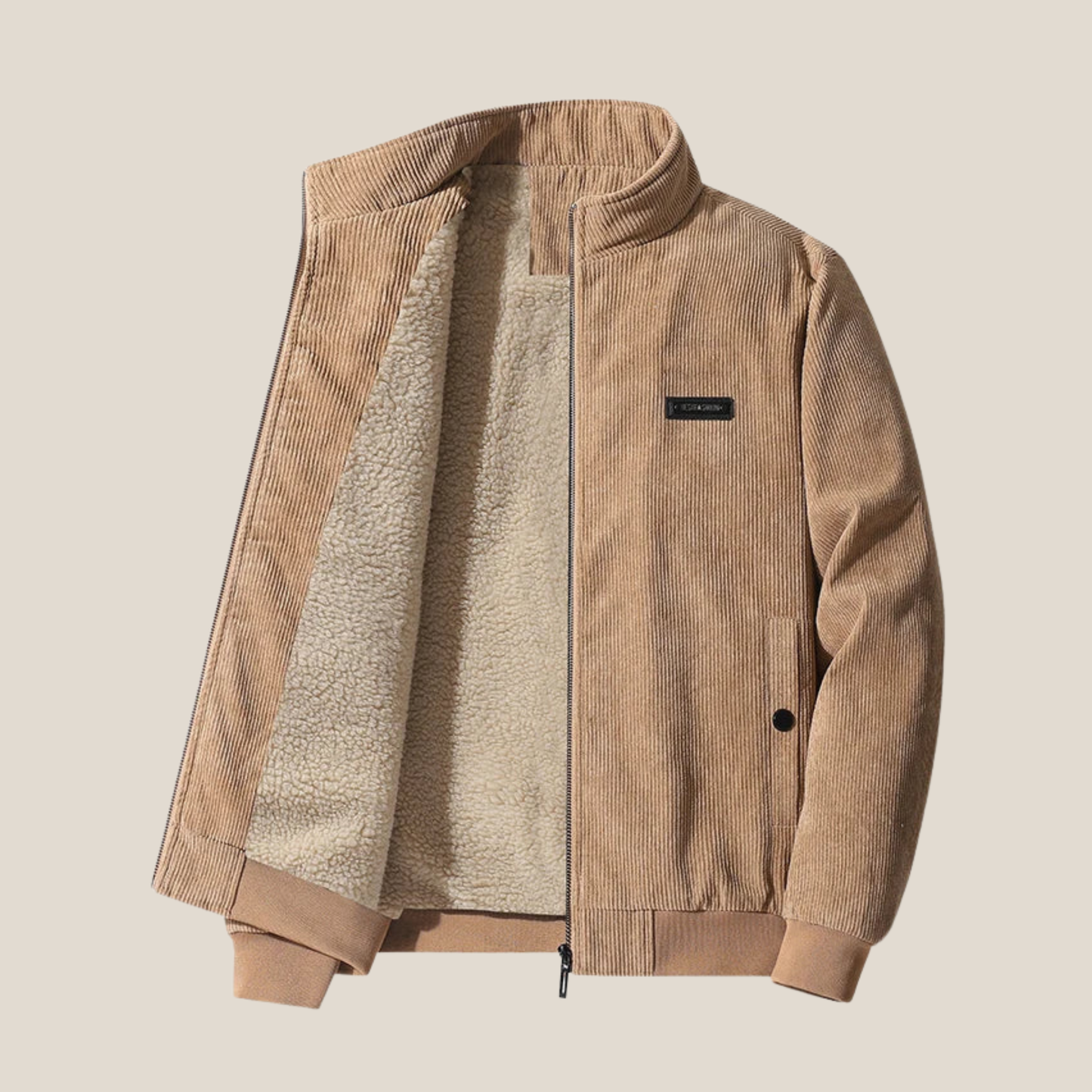 Remy™ – Edle Cordjacke mit wärmendem Fleece-Futter