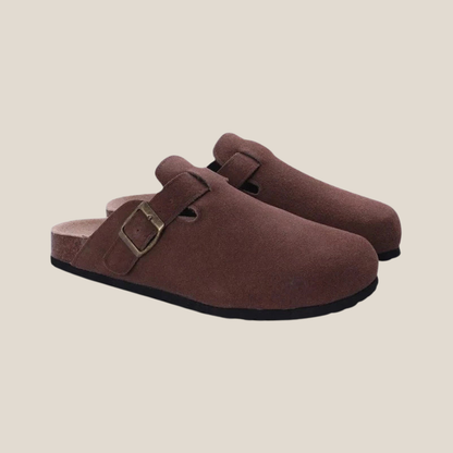 Luke™ - Herren Wildleder Clog – Bequeme Pantolette mit ergonomischem Fußbett