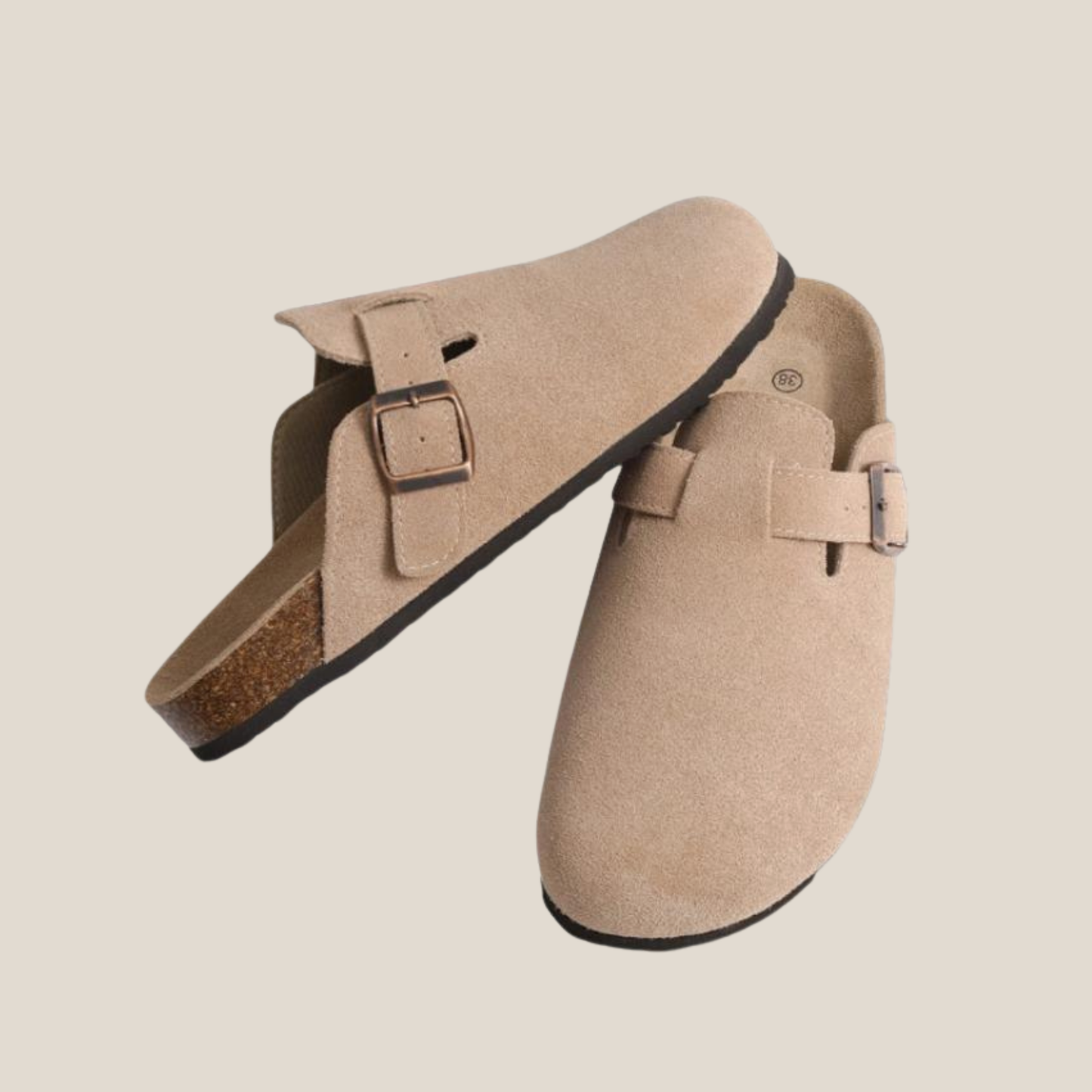 Luke™ - Herren Wildleder Clog – Bequeme Pantolette mit ergonomischem Fußbett