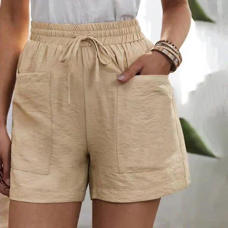 Alani™ - Mühelos Leinenmischung Shorts - Aurélie Mode