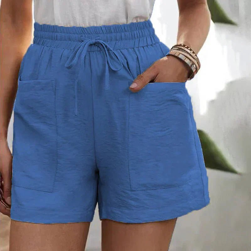 Alani™ - Mühelos Leinenmischung Shorts - Aurélie Mode