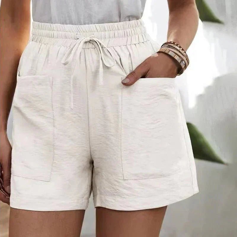 Alani™ - Mühelos Leinenmischung Shorts - Aurélie Mode