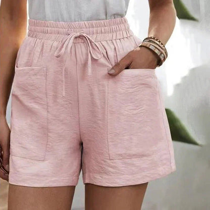 Alani™ - Mühelos Leinenmischung Shorts - Aurélie Mode