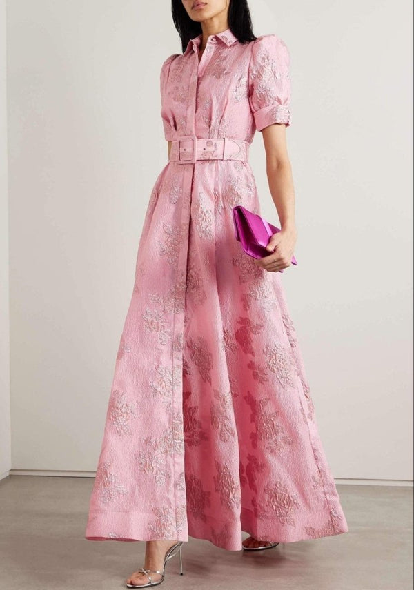 Anabella™ - Floral Puff Sleeve Dress - Aurélie Mode