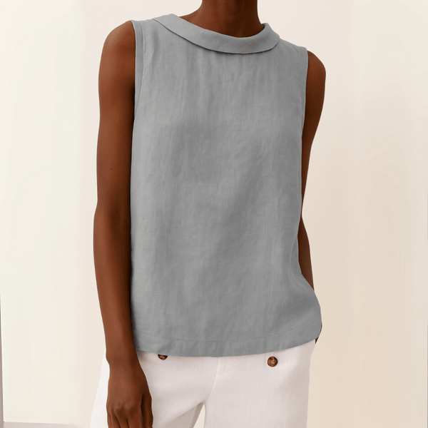 Anette™ - Hochwertige Ärmellose Bluse - Aurélie Mode