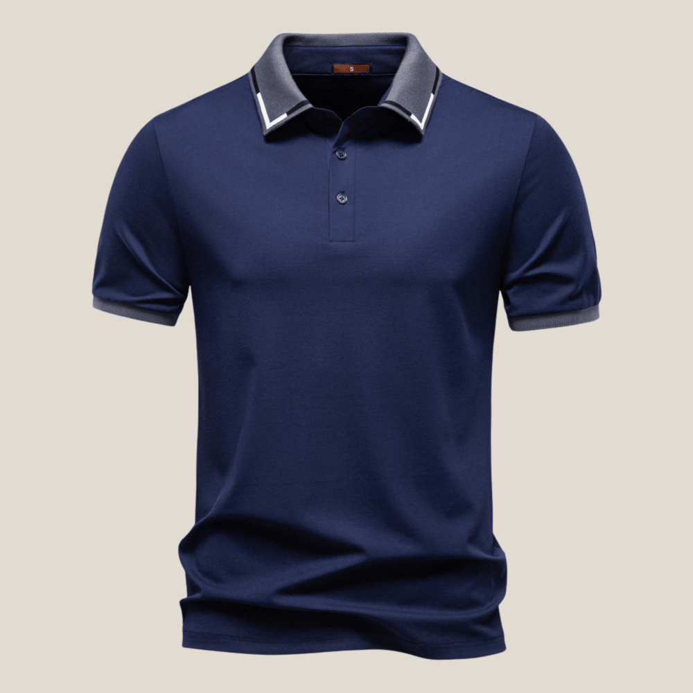 Bari™ - Poloshirt mit Doppelkragen - Optik - Aurélie Mode