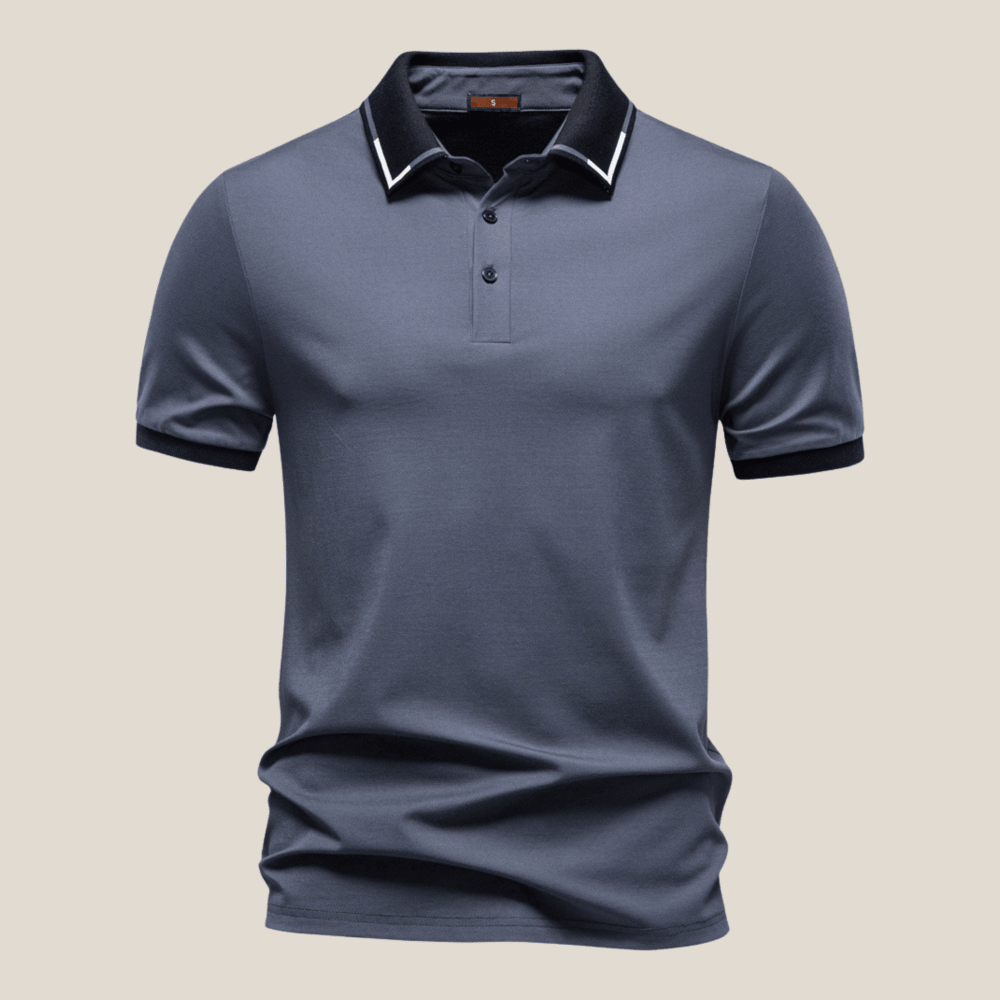 Bari™ - Poloshirt mit Doppelkragen - Optik - Aurélie Mode