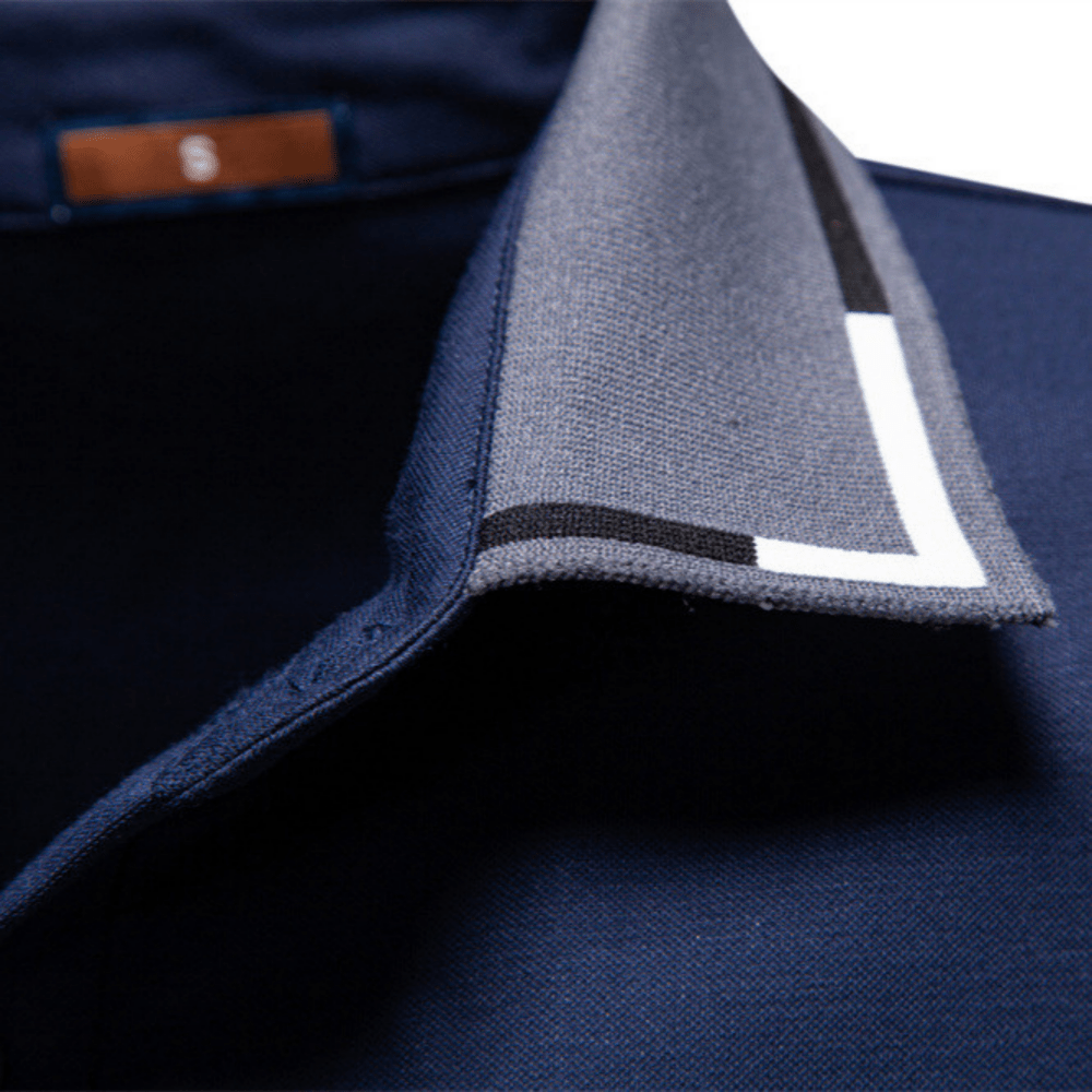 Bari™ - Poloshirt mit Doppelkragen - Optik - Aurélie Mode