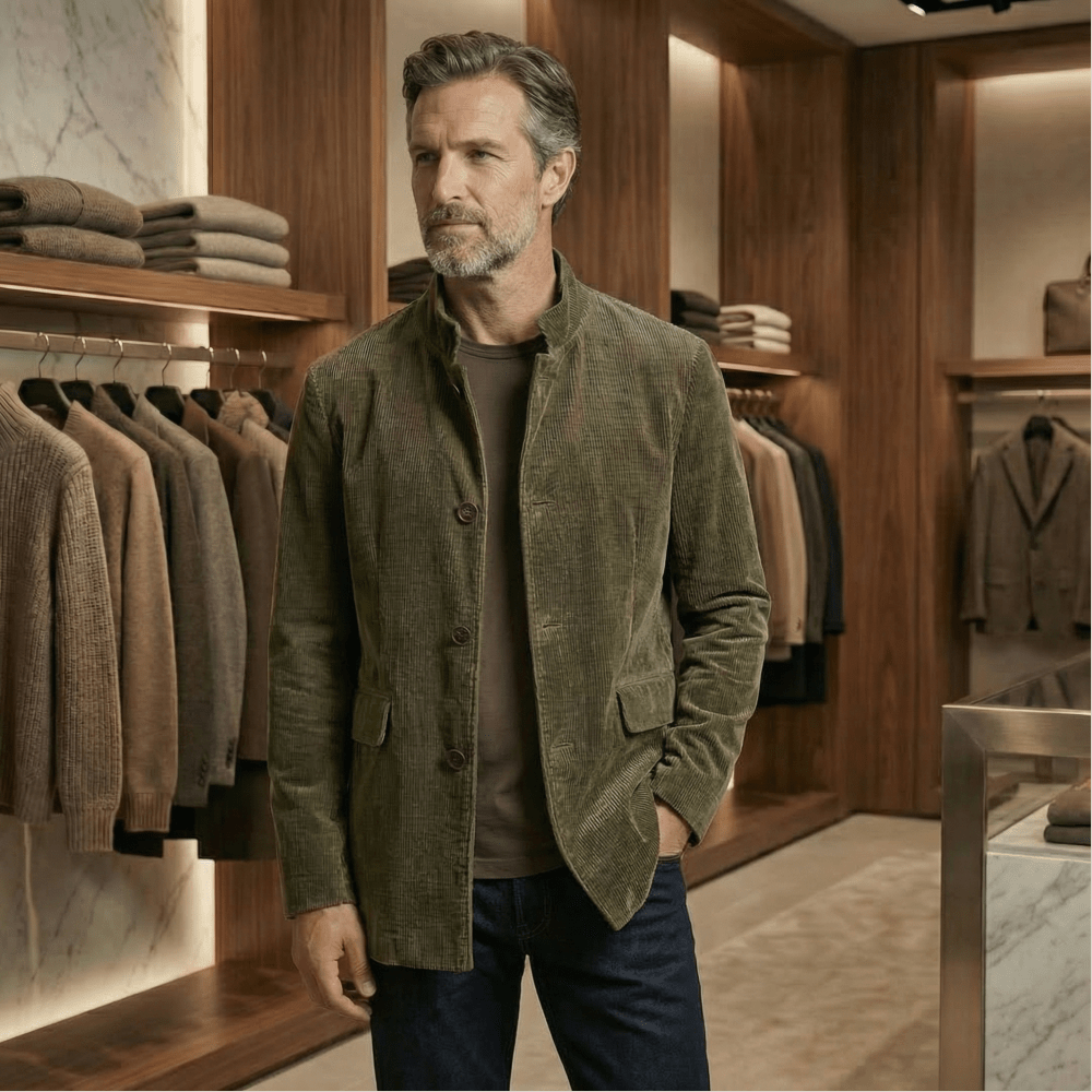 Carter™ - Elegante Jacke im Vintage - Stil für Männer - Aurélie Mode