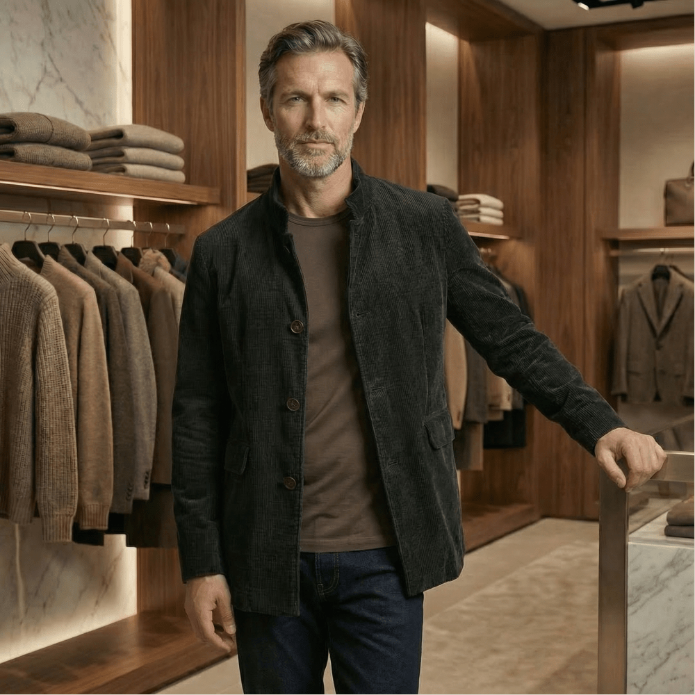 Carter™ - Elegante Jacke im Vintage - Stil für Männer - Aurélie Mode