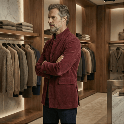 Carter™ - Elegante Jacke im Vintage - Stil für Männer - Aurélie Mode