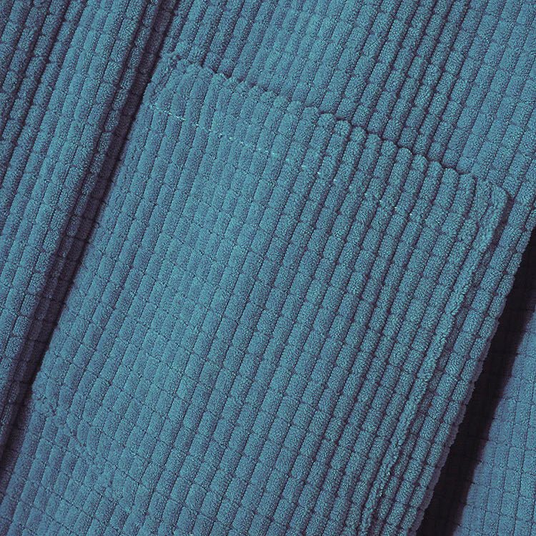 Clément™ - Chemise overshirt en velours côtelé à capuche - Aurélie Paris