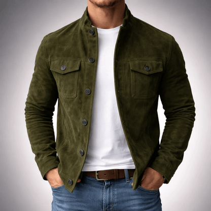 Corsico™ – Wildlederen Overshirt Jacket - Aurélie Mode
