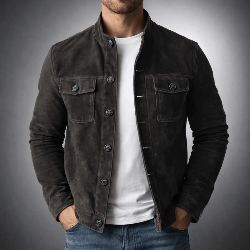 Corsico™ – Wildlederen Overshirt Jacket - Aurélie Mode
