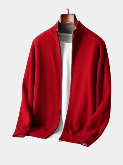 DUMONT LYON | CARDIGAN ZIPPÉ EN MAILLE POUR HOMME - Aurélie Paris