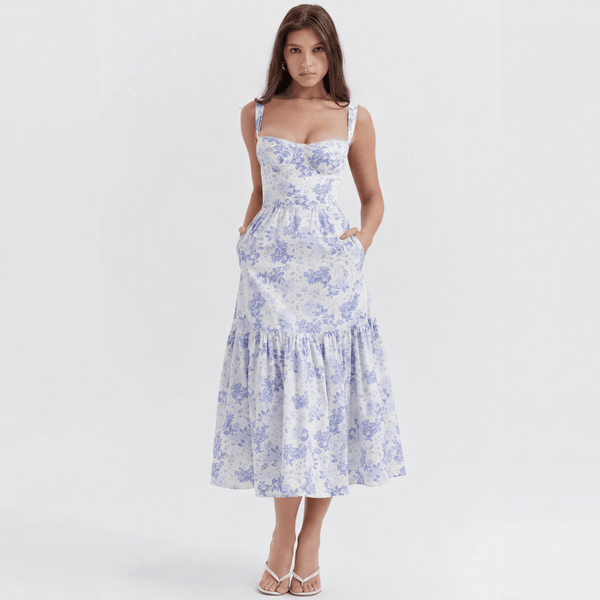 Elia | Midi Kleid - Aurélie Mode
