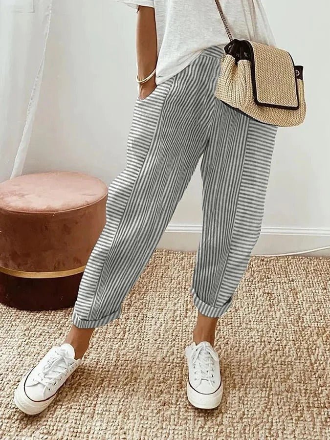 Gabriella™ - Gestreifte Hose - Aurélie Mode