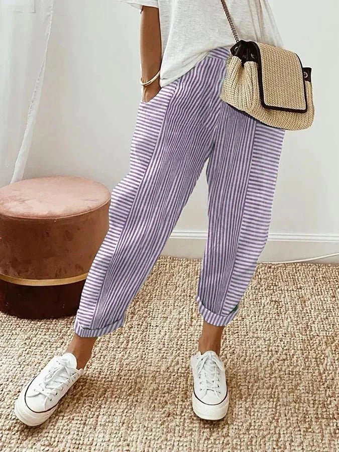 Gabriella™ - Gestreifte Hose - Aurélie Mode