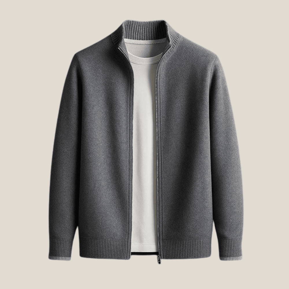 Harvey™ - Veste zippée en laine élégante - Aurélie Mode