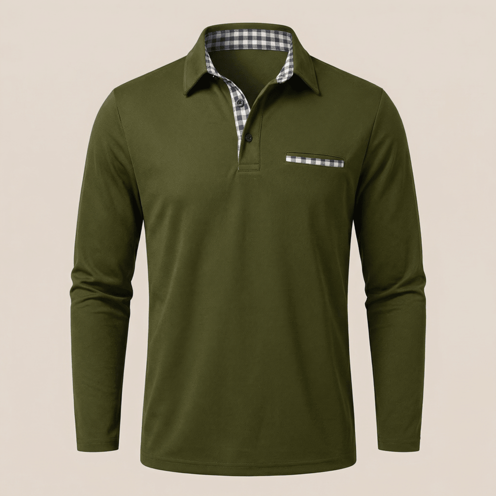 Hugo™ – Polo à Manches Longues (1 pièce + 1 offert!) - Aurélie Mode