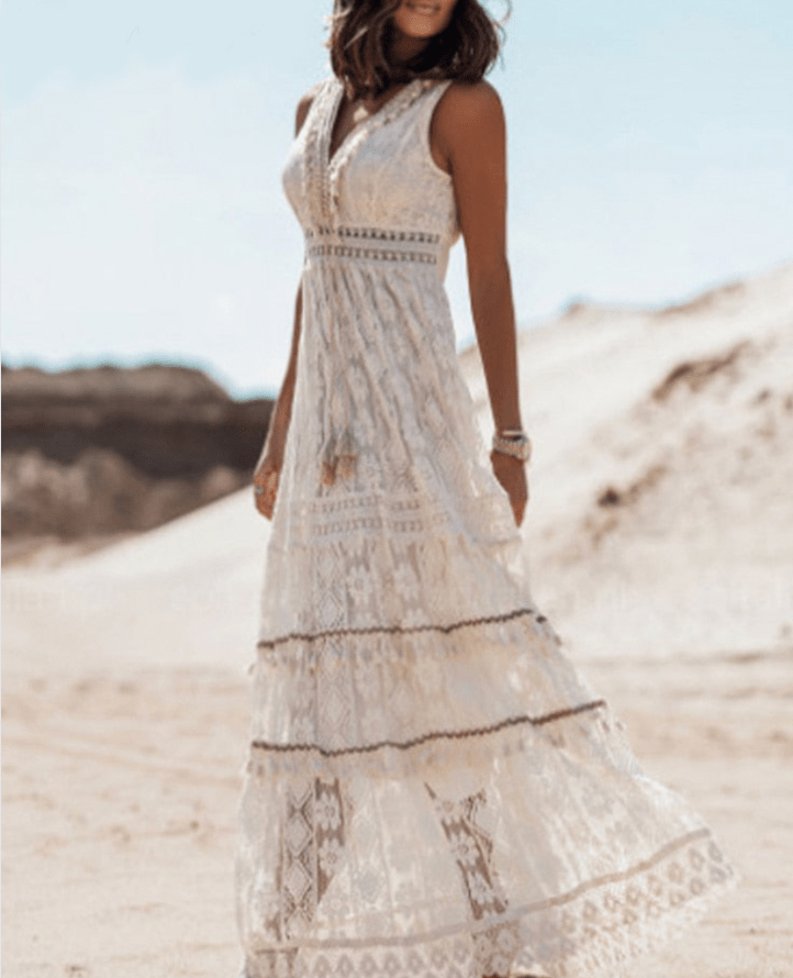 Isabelle™ - Damen Sommerkleid Boho Maxi | Strand Casual - Aurélie Mode