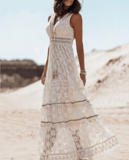 Isabelle™ - Damen Sommerkleid Boho Maxi | Strand Casual - Aurélie Mode