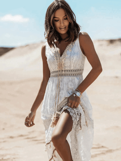 Isabelle™ - Damen Sommerkleid Boho Maxi | Strand Casual - Aurélie Mode