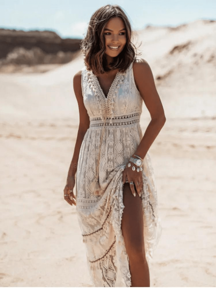 Isabelle™ - Damen Sommerkleid Boho Maxi | Strand Casual - Aurélie Mode
