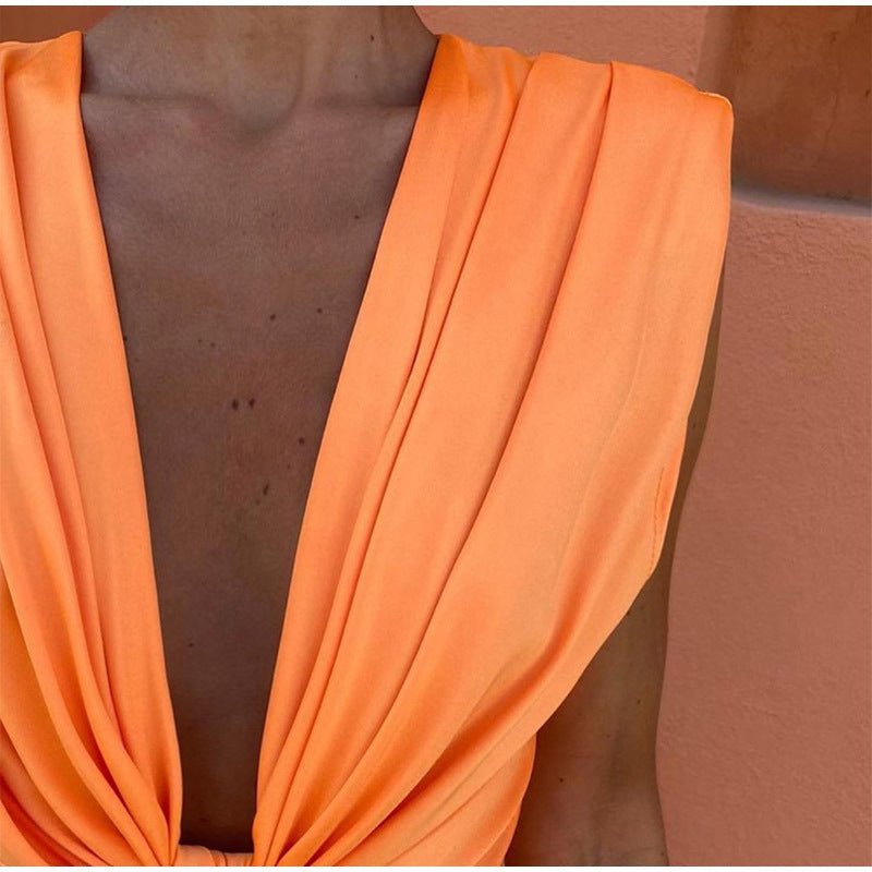 Isabelle - Partykleid mit tiefem Ausschnitt - Aurélie Mode