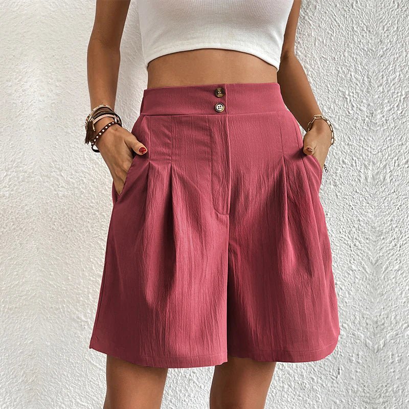 Jennifer™ - Hochtaillierte Komfort - Shorts - Aurélie Mode