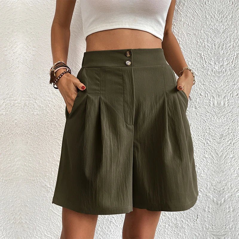 Jennifer™ - Hochtaillierte Komfort - Shorts - Aurélie Mode