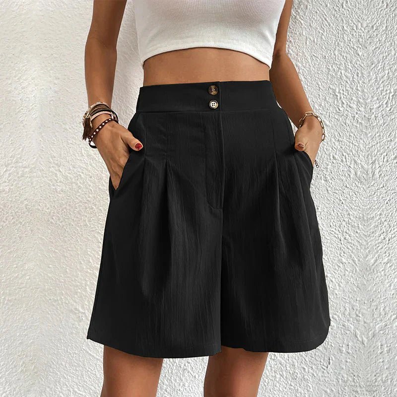 Jennifer™ - Hochtaillierte Komfort - Shorts - Aurélie Mode