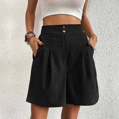 Jennifer™ - Hochtaillierte Komfort - Shorts - Aurélie Mode