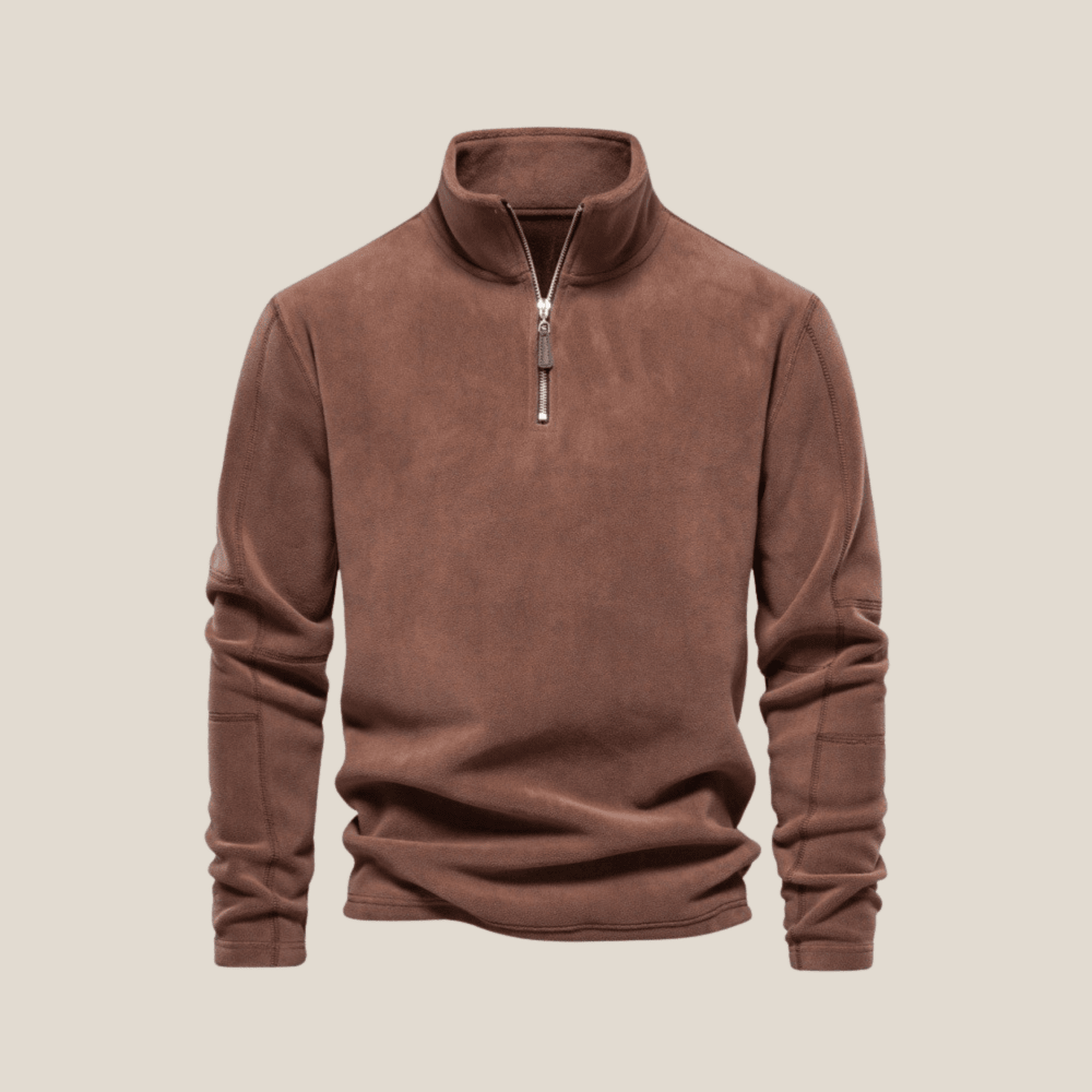 Joshua™ - Pull zippé quart, confort ultime - Aurélie Mode