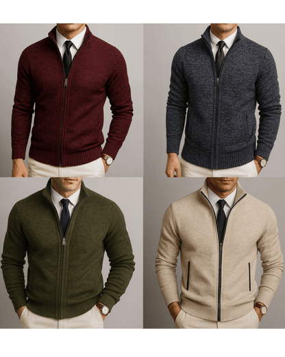 LEANDRO™ - MERINOWOLLE CARDIGAN - Aurélie Mode