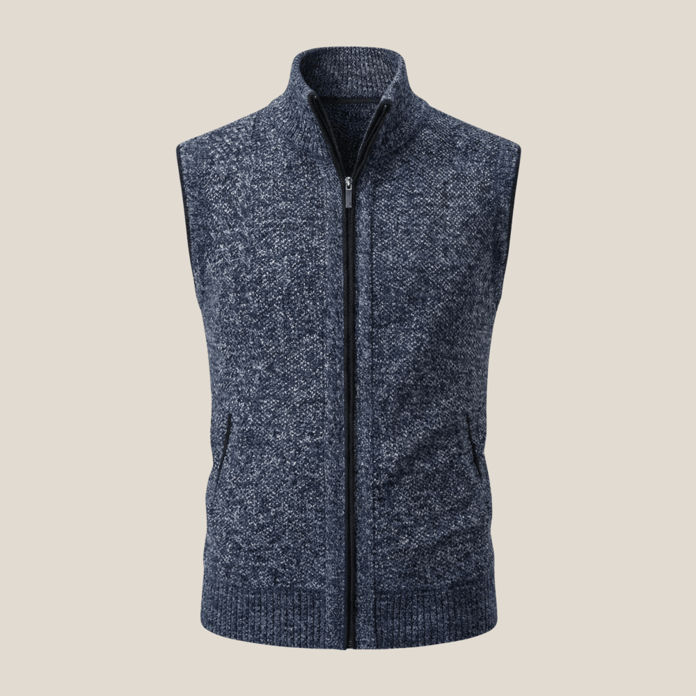 Levan™ – Gilet zippé en tricot - Aurélie Mode