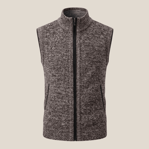 Levan™ – Gilet zippé en tricot - Aurélie Mode