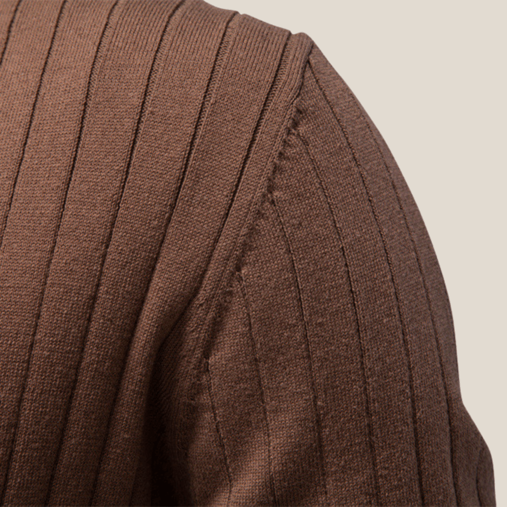 Lucca™ - Strickpolo mit Kontrastkragen - Aurélie Mode