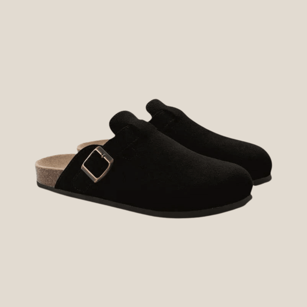 Luke™ - Herren Wildleder Clog – Bequeme Pantolette mit ergonomischem Fußbett - Aurélie Mode